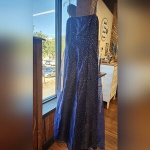 Betsy & Adam Midnight Blue Gown